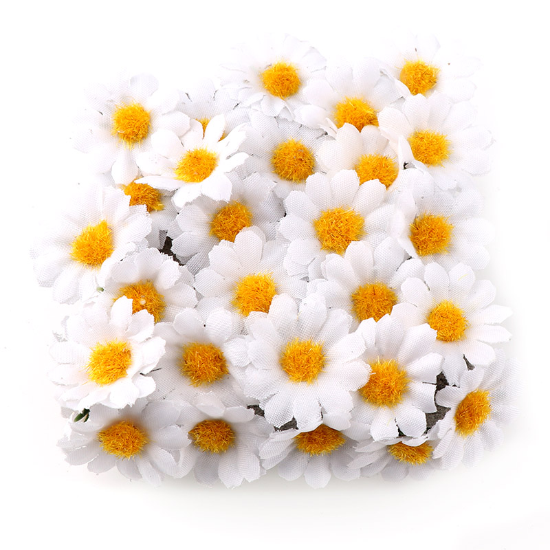 Florist Supply Bulk - 100 Pezzi/Lotto Mini Margherite Artificiali Decorative