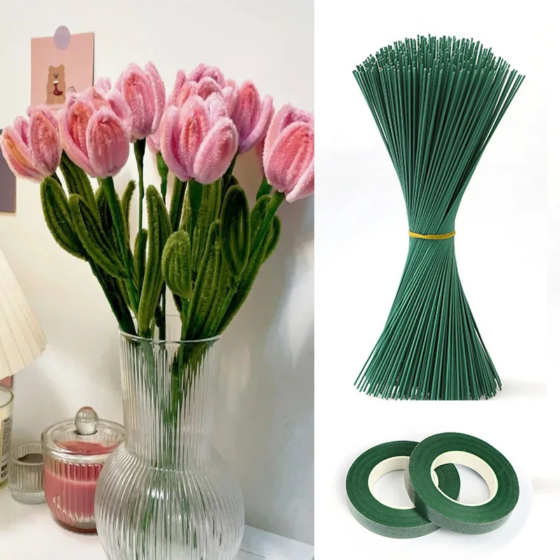 Florist Supply Bulk - Asta di fiore artificiale con stelo