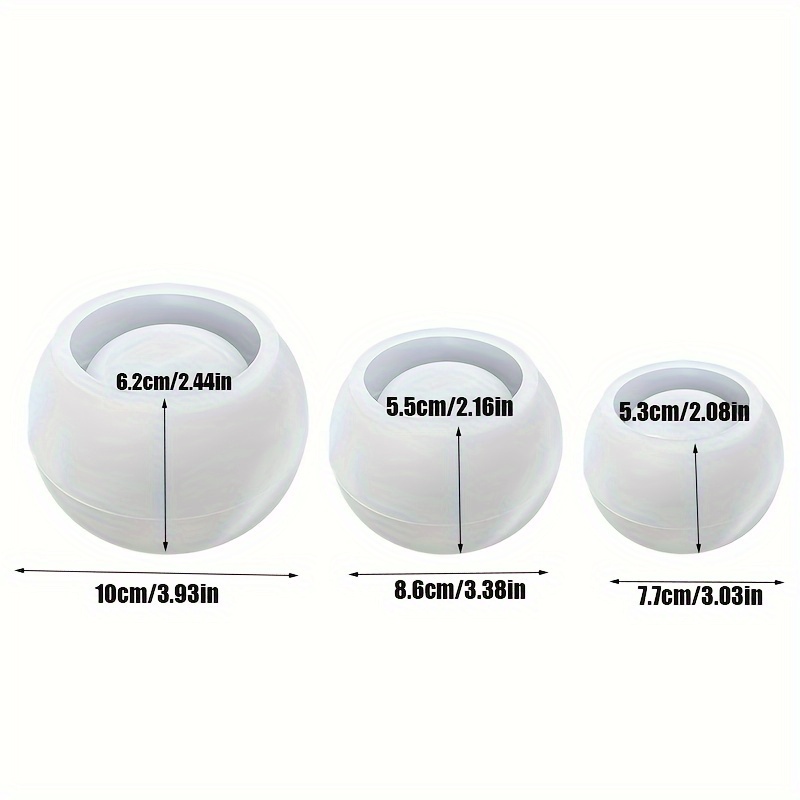 Florist Supply Vases - Set di 3 Stampi in Silicone