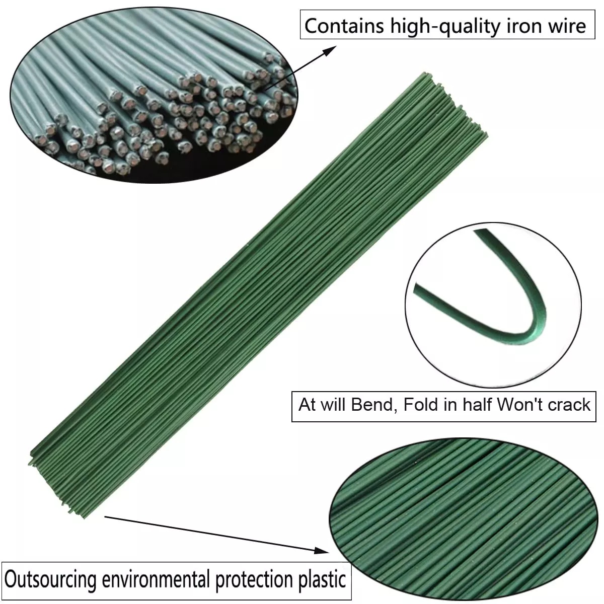 50 pezzi di steli di filo flor - Wire Stem Florist recensione e prezzo