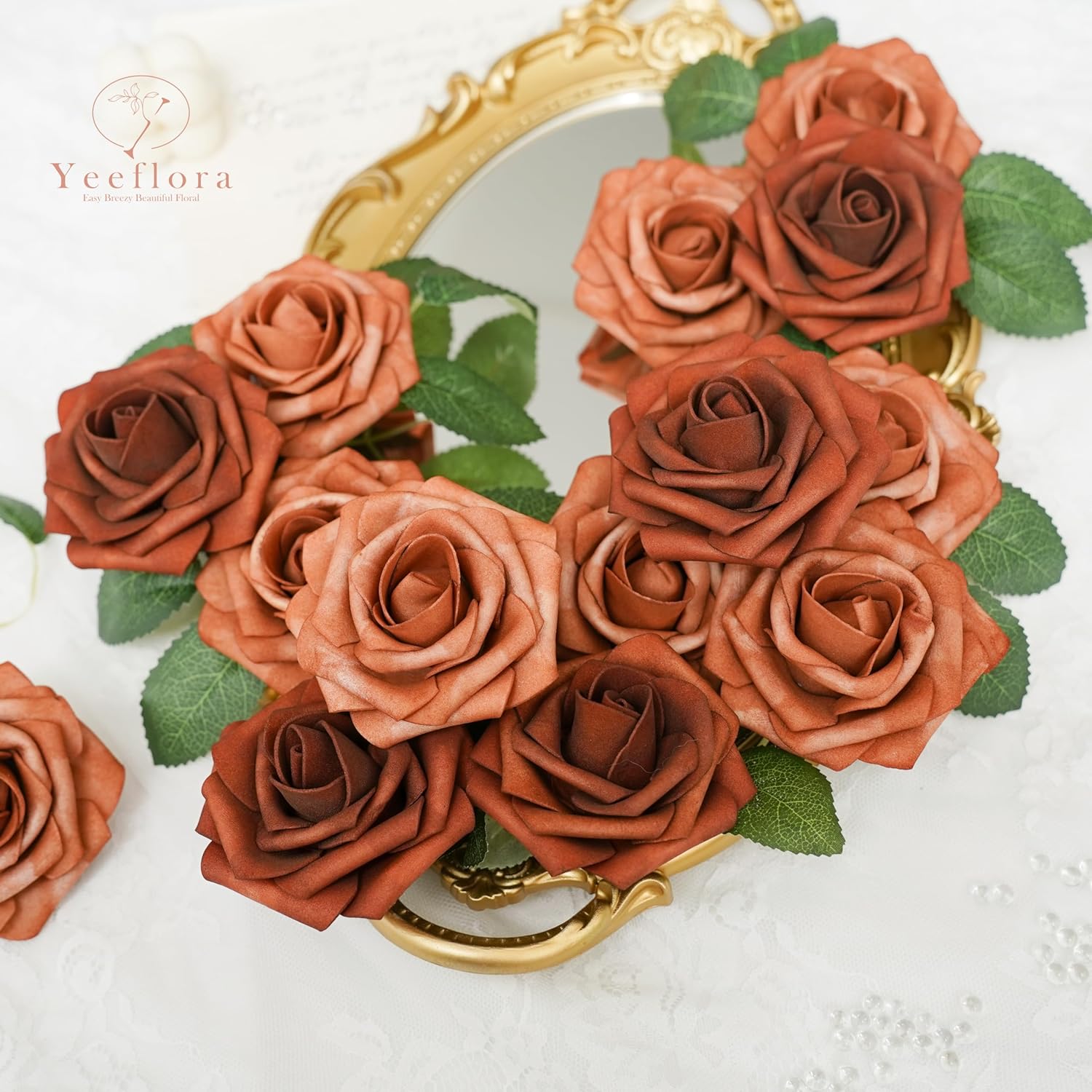25 rose artificiali per compos - Florist Supply Bulk recensione e prezzo