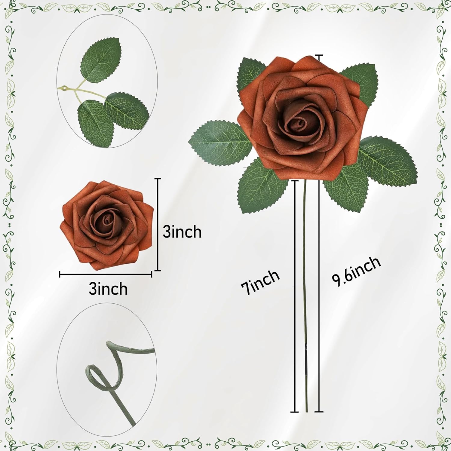 25 rose artificiali per compos - Florist Supply Bulk recensione e prezzo