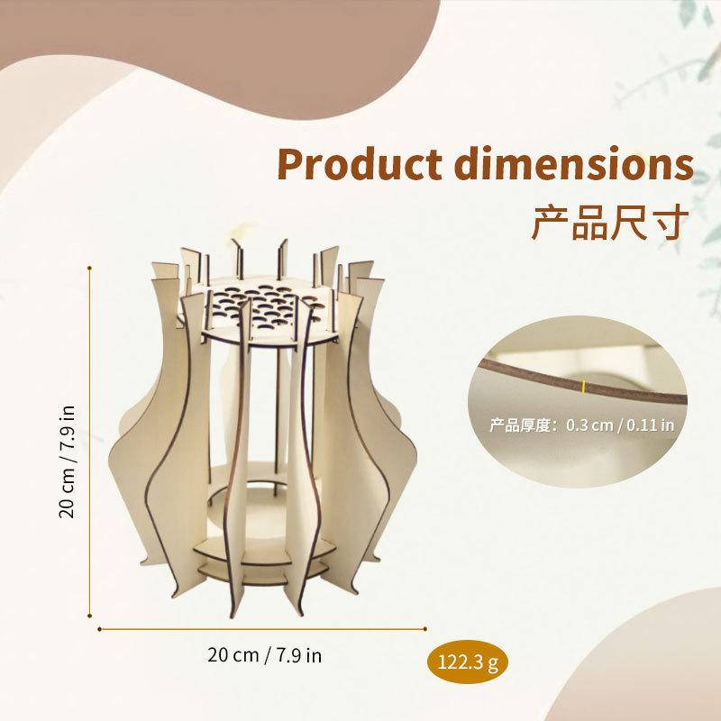 Vaso Puzzle in Legno per Bouqu - Florist Supply Vases recensione e prezzo