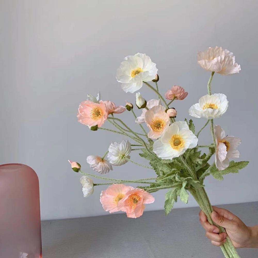 Fiori di seta di papavero fint - Florist Supply Bulk recensione e prezzo