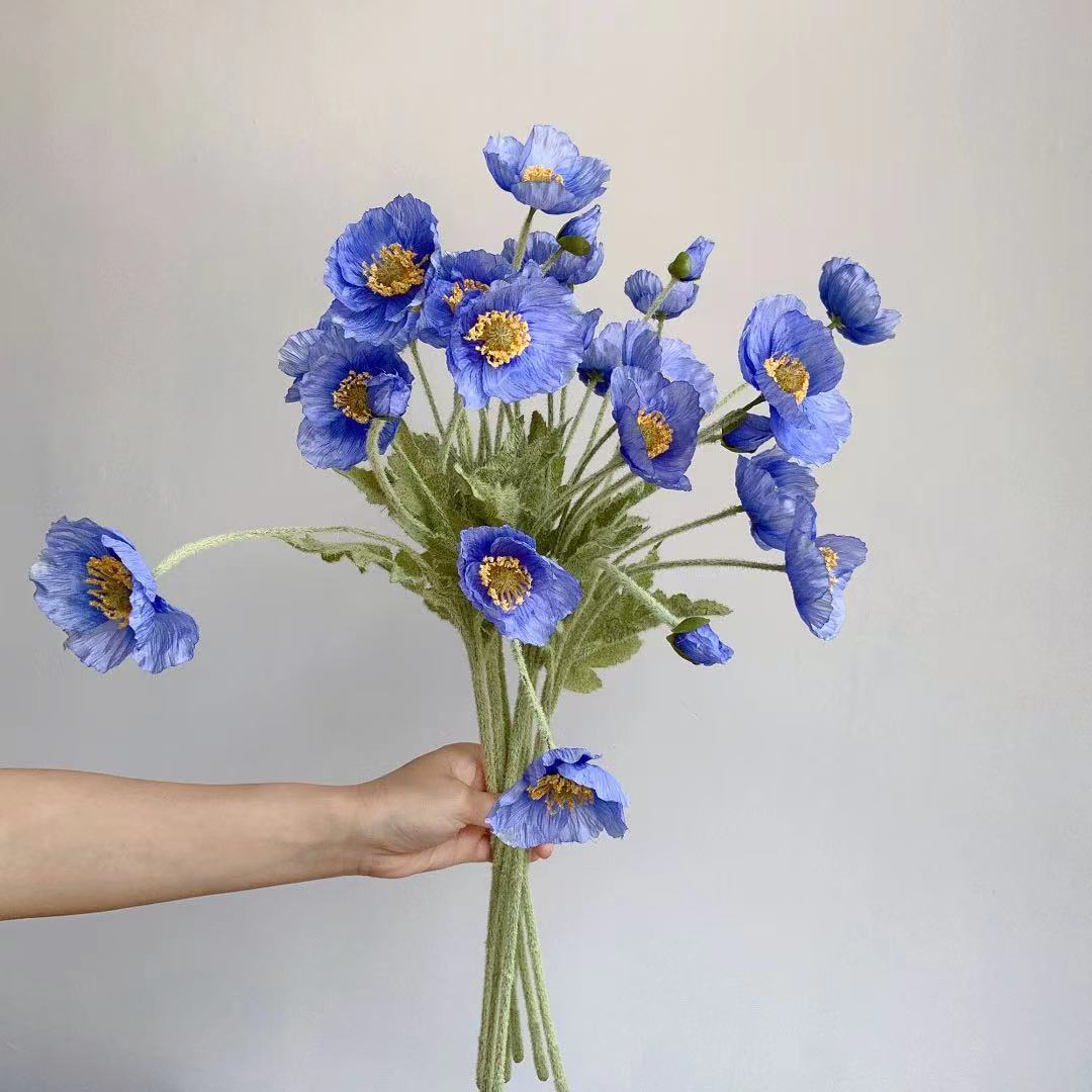 Fiori di seta di papavero fint - Florist Supply Bulk recensione e prezzo