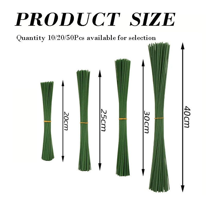 10/20/50 Pezzi di Steli di Fio - Wire Stem Florist recensione e prezzo