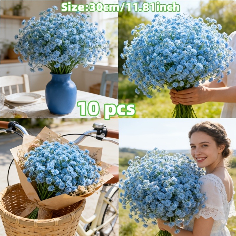 10 Pezzi di Gypsophila Artific - Florist Supply Bulk recensione e prezzo